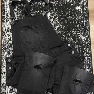 Stone wash Overalls